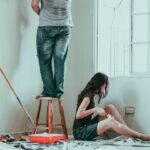 Painters refreshing a home interior