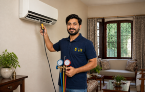 Pakistani Homes.Services AC Services technician