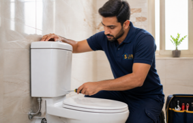 Flush Tank Installation