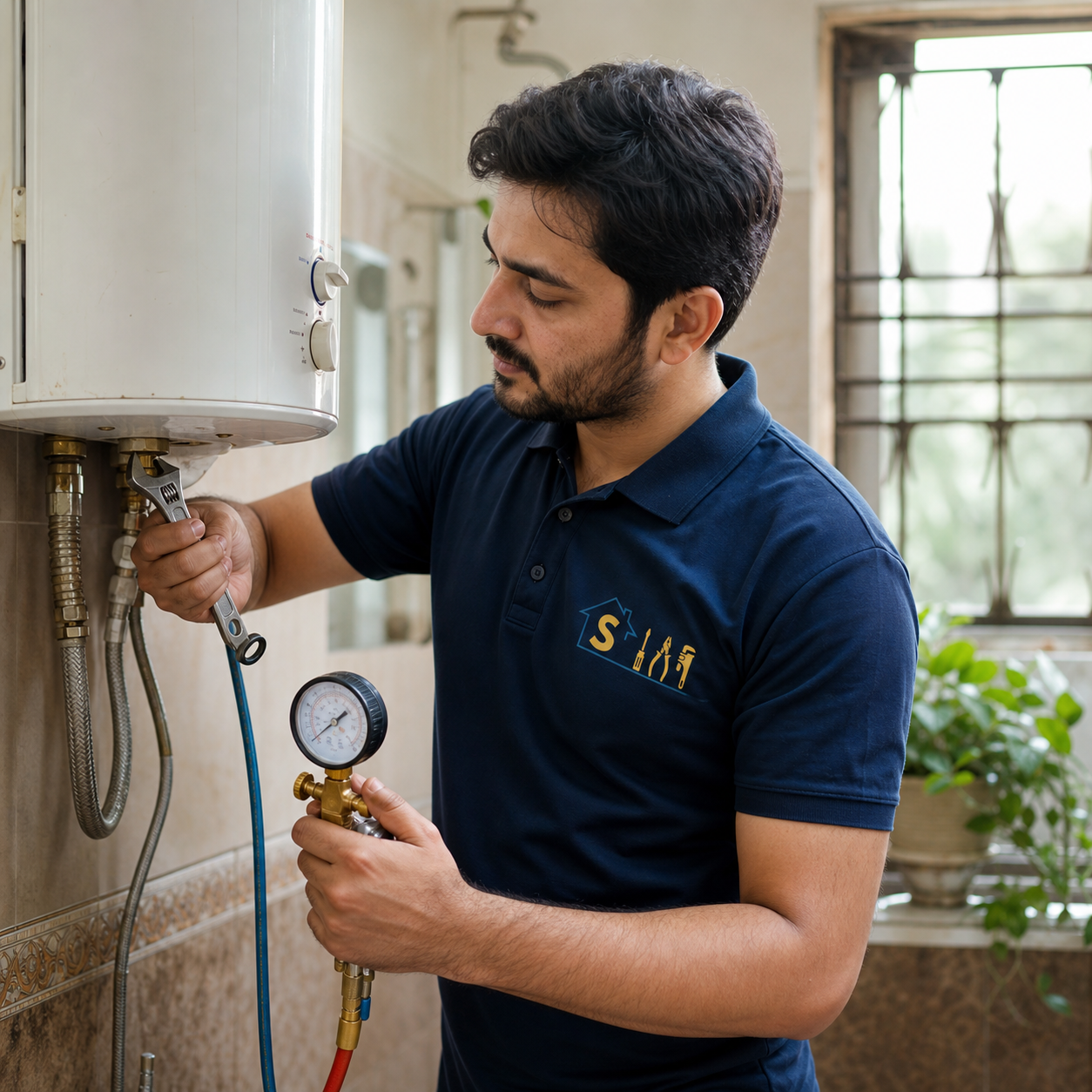 Pakistani Homes.Services geyser technician