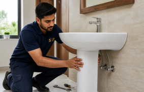 Wash Basin Installation